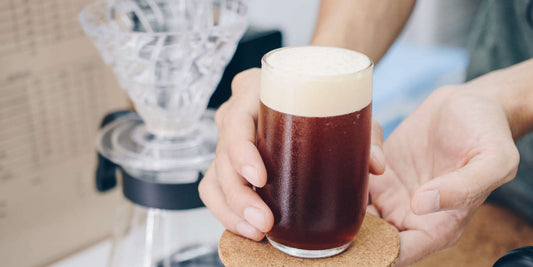 a cold brew beverage that is infused with nitrogen to give it an extra kick.