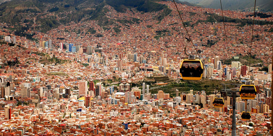 Bolivia with a unique terroir and a small volume of coffee production