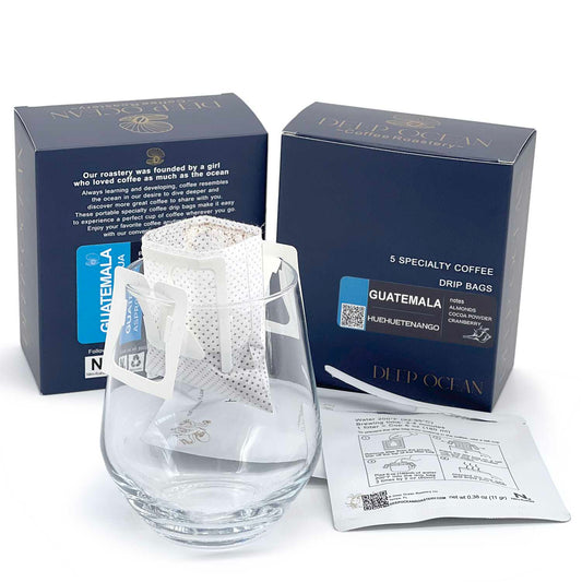 light roasted coffee Guatemala  in drip boxes is great choice of specialty coffee.