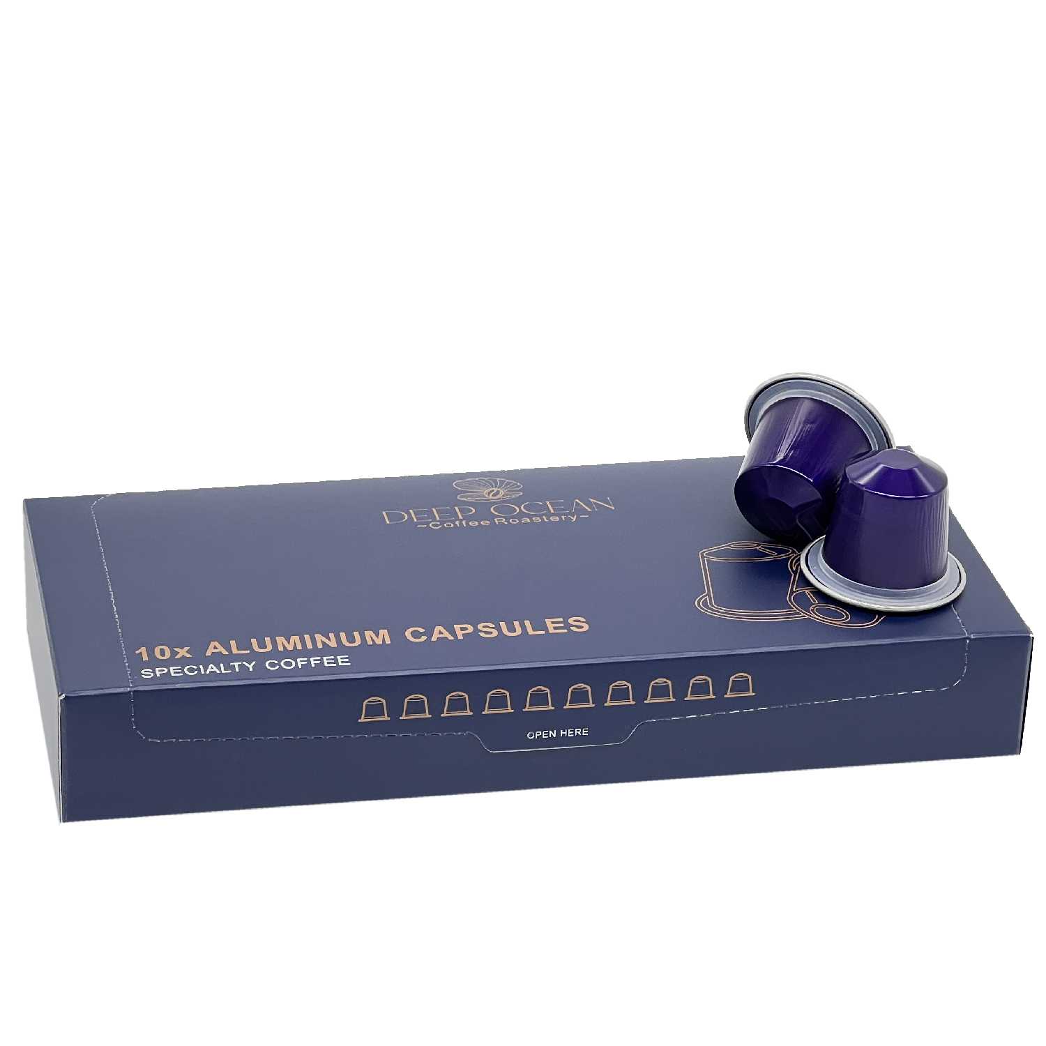variant 1 - 10 nespresso compatible aluminum pods