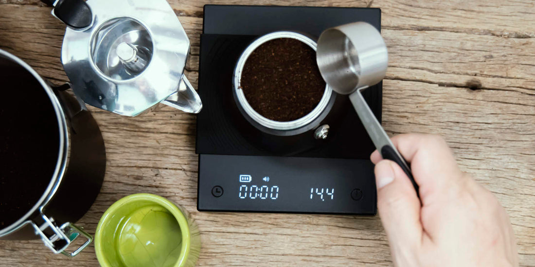 Smart Coffee Scale with Auto Timer, Espresso Scale Weigh Digital Pour Over  Drip Scales Small - Black 